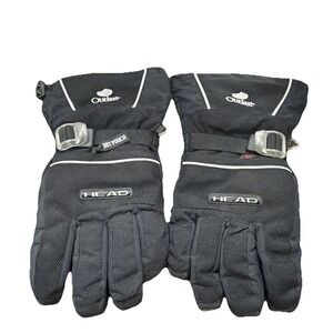 Head Outlast Hipora Medium Black Waterproof Snowboarding/Skiing Gloves
